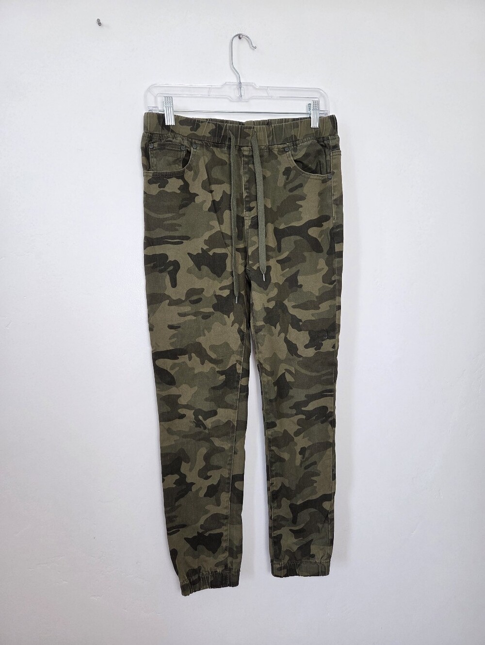 Monkey Ride Jeans Camouflage Jogger Pants High Waist Casual Size 9/29 28" Waist